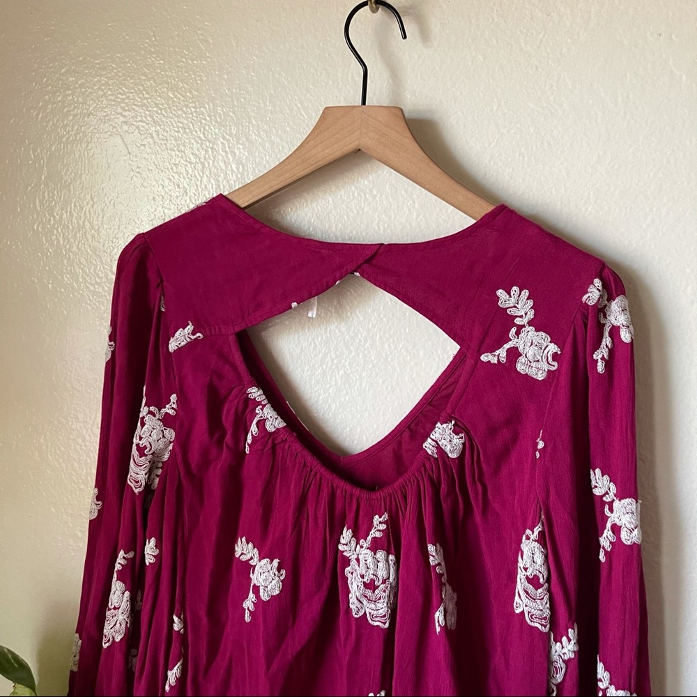 Free People | Emma Embroidered Swing Dress - Picture 8 of 8